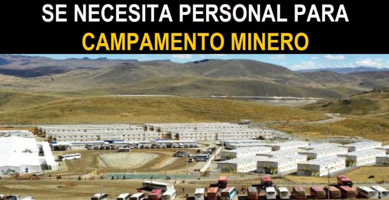 Empleos Disponibles en Campamentos Mineros Cocineros, Ayudantes y Nutricionistas Bienvenidos