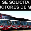Solicitan Conductor de Minibús y Camioneta